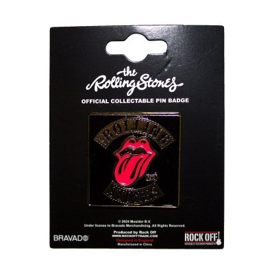 画像1: The Rolling Stones メタルピンバッジ ザ・ローリング・ストーンズ Tour 1978 Gold