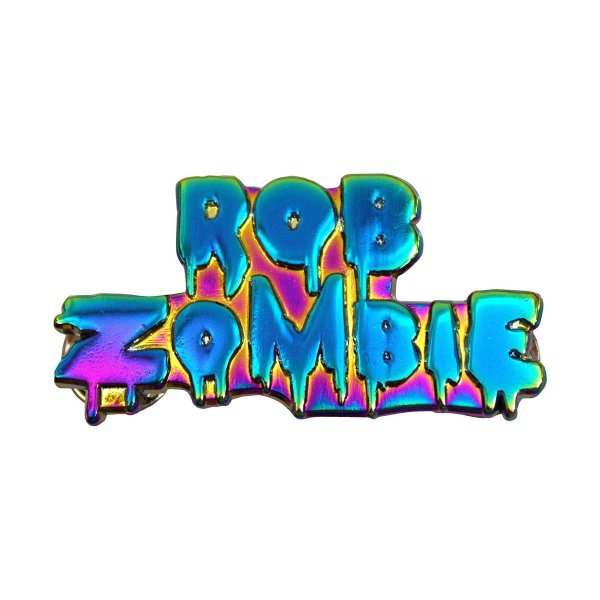 画像1: Rob Zombie メタルピンバッジ ロブ・ゾンビ Multicoloured Logo (1)