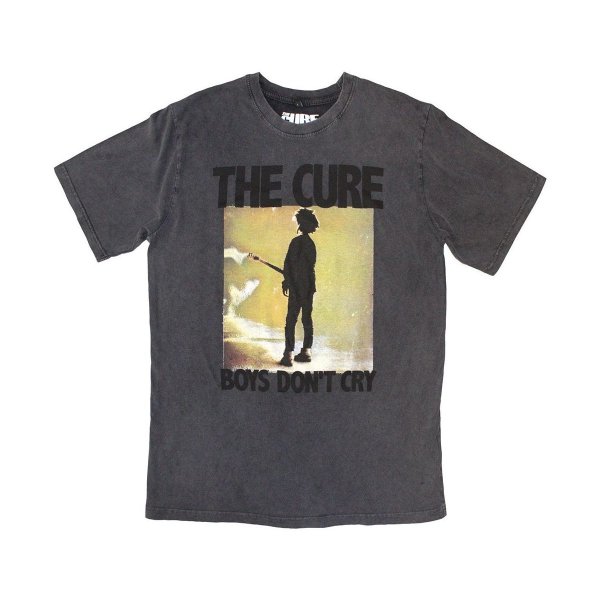 画像1: The Cure バンドTシャツ ザ・キュアー Boys Don't Cry Box STONE WASH (1)