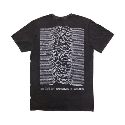 画像1: Joy Division バンドTシャツ ジョイ・ディヴィジョン Pulsar Pocket Wave STONE WASH [Back Print]