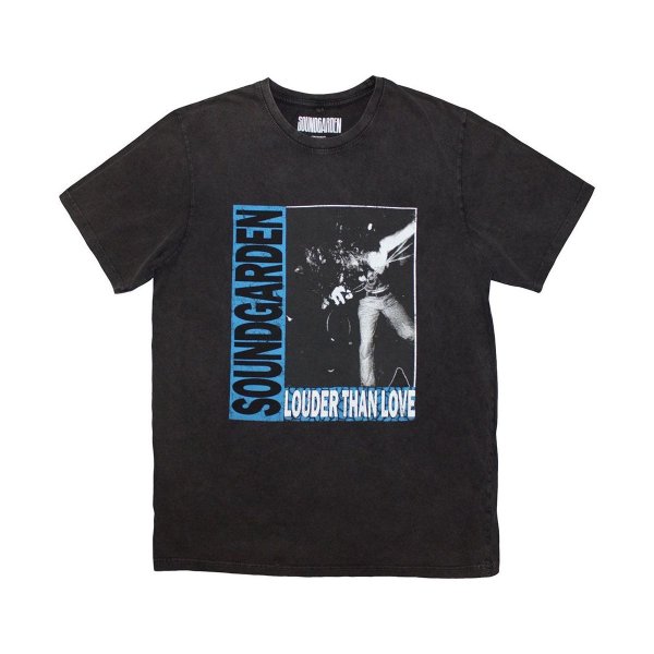 画像1: Soundgarden バンドTシャツ サウンドガーデン Louder Than Love STONE WASH (1)