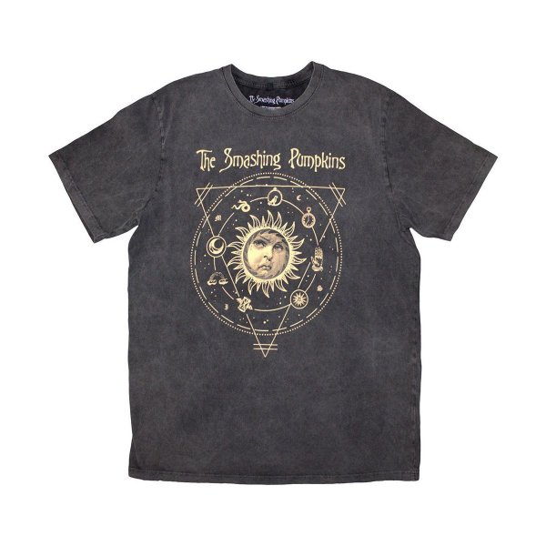 画像1: Smashing Pumpkins バンドTシャツ スマッシング・パンプキンズ Celestial Sun STONE WASH (1)