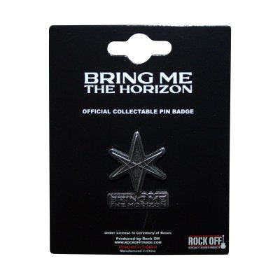 画像1: Bring Me The Horizon メタルピンバッジ ブリング・ミー・ザ・ホライズン 6 Point Star