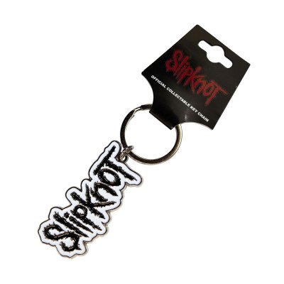 画像1: Slipknot メタルキーリング キーホルダー スリップノット Black Logo