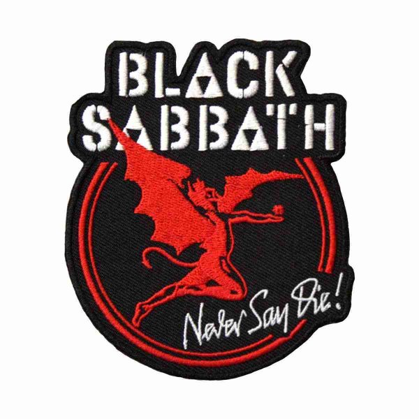 画像1: Black Sabbath アイロンパッチ／ワッペン ブラック・サバス Archangel Never Say Die (1)