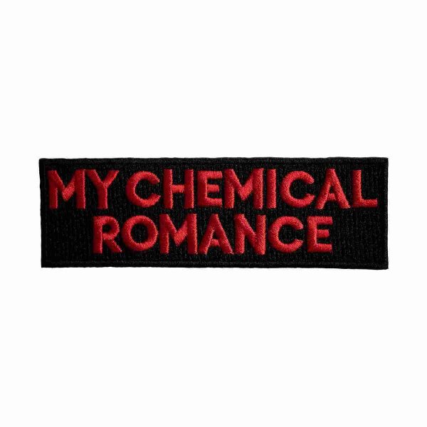 画像1: My Chemical Romance アイロンパッチ／ワッペン マイ・ケミカル・ロマンス Text Logo (1)