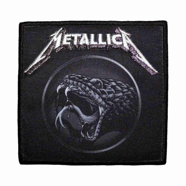 画像1: Metallica アイロンパッチ／ワッペン メタリカ Black Album Poster (1)