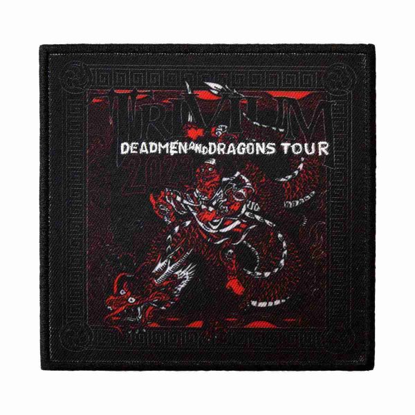 画像1: Trivium アイロンパッチ／ワッペン トリヴィアム Deadmen & Dragons Tour (1)