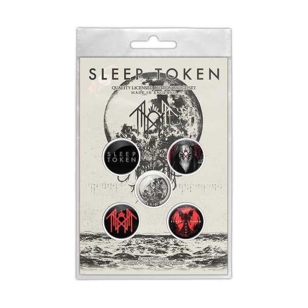 画像1: Sleep Token バッジ5個セット スリープ・トークン Take Me Back To Eden (1)