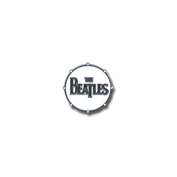 画像1: The Beatles メタルピンバッジ ザ・ビートルズ Drum Drop T Logo (1)