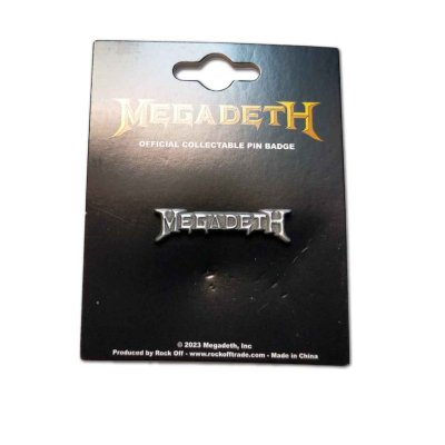 画像1: Megadeth メタルピンバッジ メガデス Logo