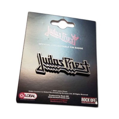画像1: Judas Priest メタルピンバッジ ジューダス・プリースト Logo