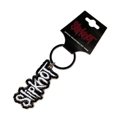 画像1: Slipknot メタルキーホルダー キーチェーン スリップノット White Logo
