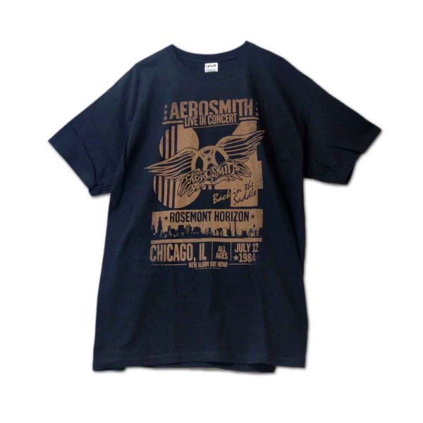 画像1: Aerosmith バンドTシャツ エアロスミス Distressed Live In Concert (1)