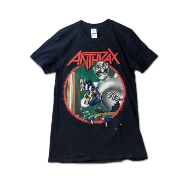 画像1: Anthrax バンドTシャツ アンスラックス Notman Of The World Tour 2019 [Back Print] (1)