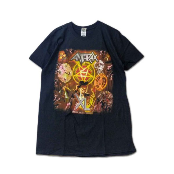 画像1: Anthrax バンドTシャツ アンスラックス Back To Life Tour 2021 [Back Print] (1)