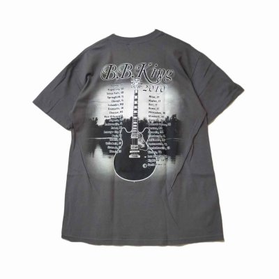 画像1: B.B.King Tシャツ B.B.キング Tour 2010 [Back Print]