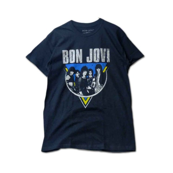 画像1: Bon Jovi バンドTシャツ ボン・ジョヴィ Triangle (1)