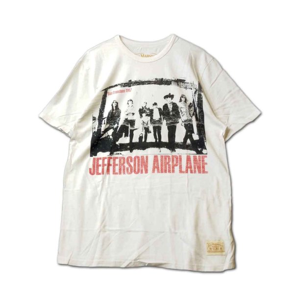 画像1: Jefferson Airplane バンドTシャツ ジェファーソン・エアプレイン San Francisco 1967 NATURAL (1)