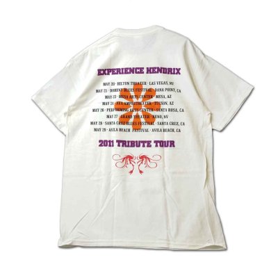 画像1: Jimi Hendrix Tシャツ ジミ・ヘンドリックス 2011 Tribute Tour [Back Print]