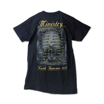 画像1: Ministry バンドTシャツ ミニストリー The Mind Tour 2019 [Back Print]