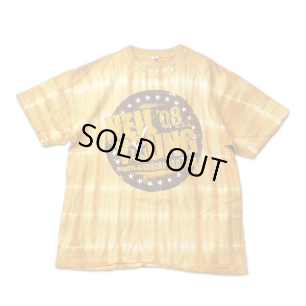 画像1: Neil Young Tシャツ ニール・ヤング North American Fall Tour 2008 Tie-Dye [Back Print] (1)