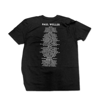 画像1: Paul Weller Tシャツ ポール・ウェラー More Modern Classics 2014 Tour [Back Print]