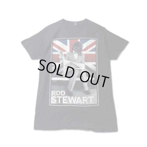 画像1: Rod Stewart Tシャツ ロッド・スチュワート Union Jack 2014 Tour [Back Print] (1)