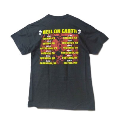 画像1: Slayer Rob Zombie Tシャツ スレイヤー ロブ・ゾンビ Hell On Earth 2011 Tour [Back Print]