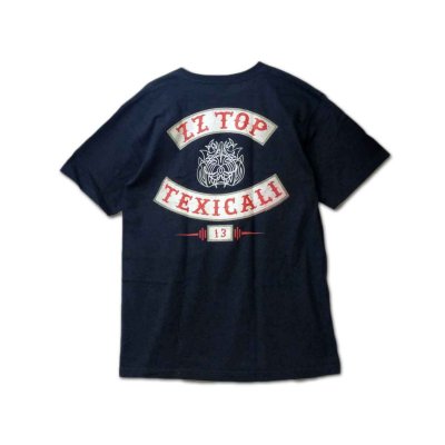 画像1: ZZ Top バンドTシャツ ZZトップ 13 Box Logo [Back Print]