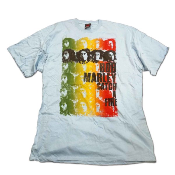 画像1: Bob Marley ビッグTシャツ ボブ・マーリー Catch A Fire [3XL/4XL] (1)