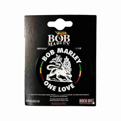 画像1: Bob Marley ピンバッジ ボブ・マーリー Lion