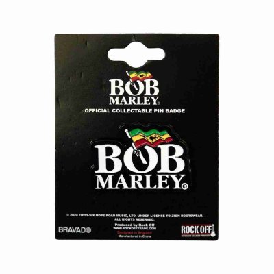 画像1: Bob Marley ピンバッジ ボブ・マーリー Logo