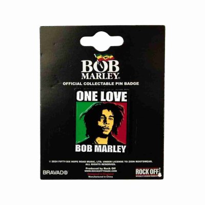 画像1: Bob Marley ピンバッジ ボブ・マーリー One Love