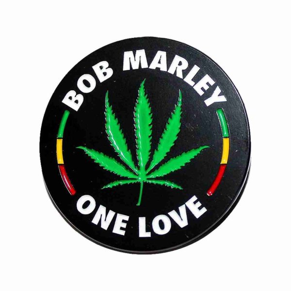 画像1: Bob Marley ピンバッジ ボブ・マーリー Leaf (1)