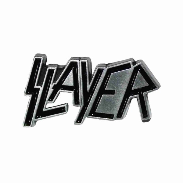 画像1: Slayer メタルピンバッジ スレイヤー Logo (1)