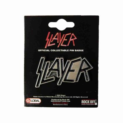 画像1: Slayer メタルピンバッジ スレイヤー Logo