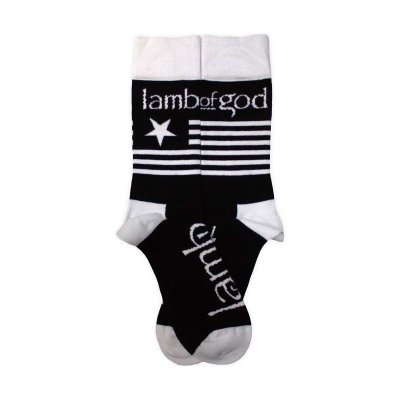 画像1: Lamb Of God ソックス 靴下 ラム・オブ・ゴッド Flag