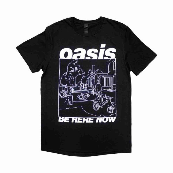 画像1: Oasis バンドTシャツ オアシス Be Here Now Line Drawing (1)