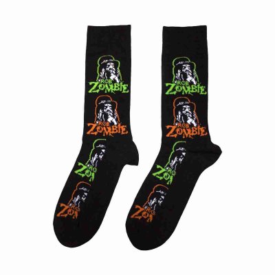 画像1: Rob Zombie ソックス 靴下 ロブ・ゾンビ Multicolour Repeats