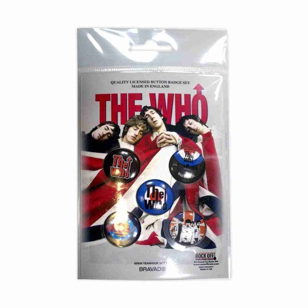 画像1: The Who バッジ5個セット ザ・フー Target (1)