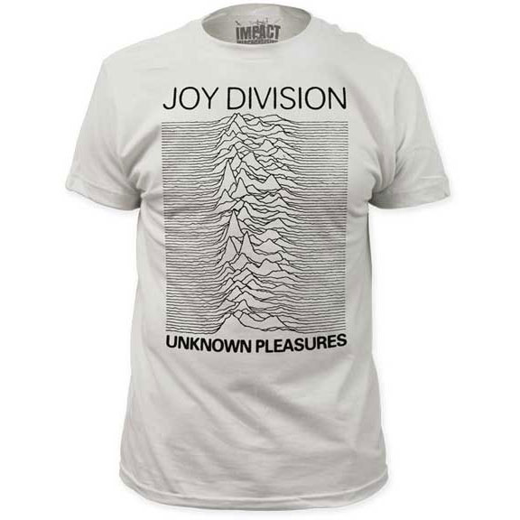 Joy Division ジョイ・ディヴィジョン Unknown Pleasures WHITE Tシャツ                                        [6059]