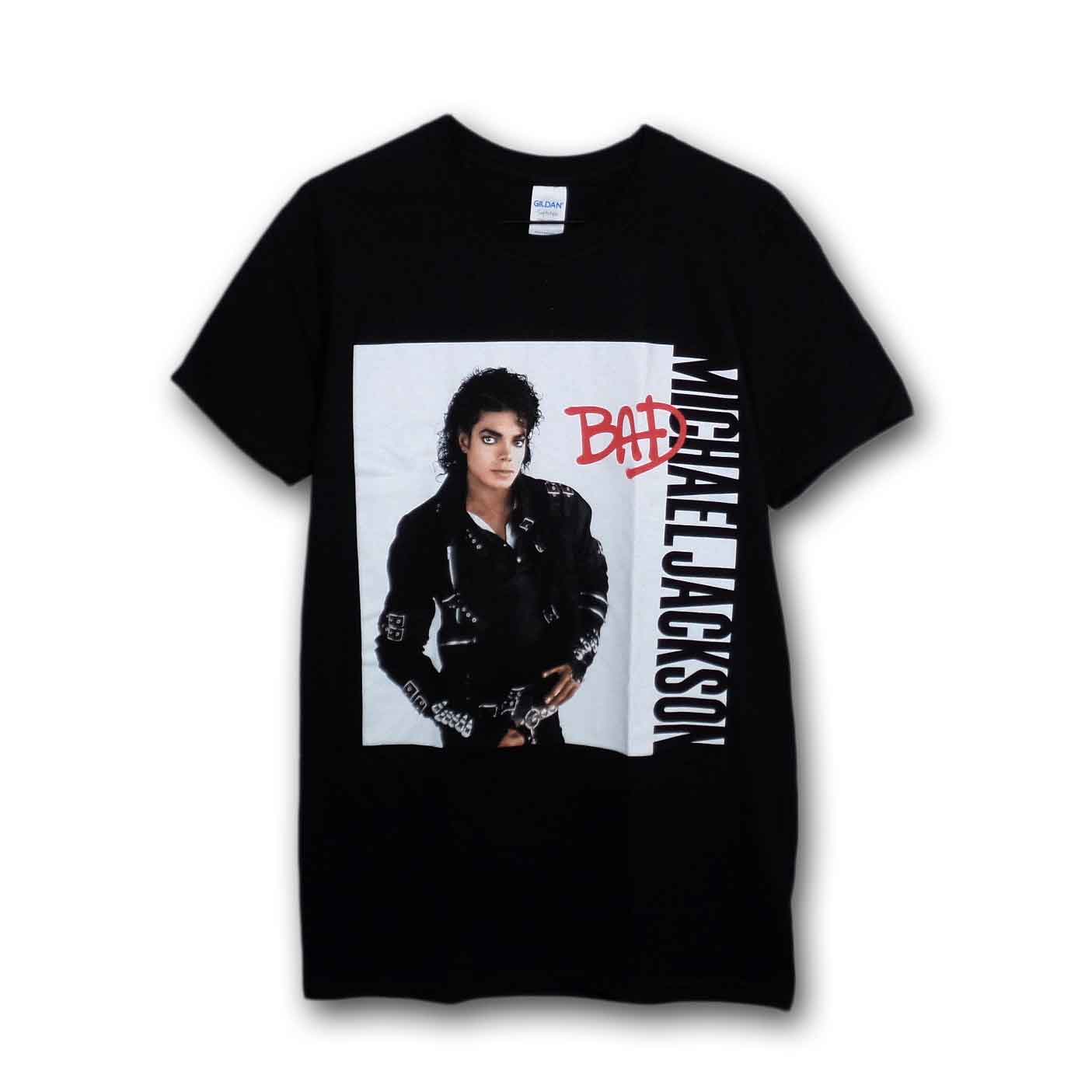 Michael Jackson Tシャツ マイケル・ジャクソン Bad BLACK - バンドT ...
