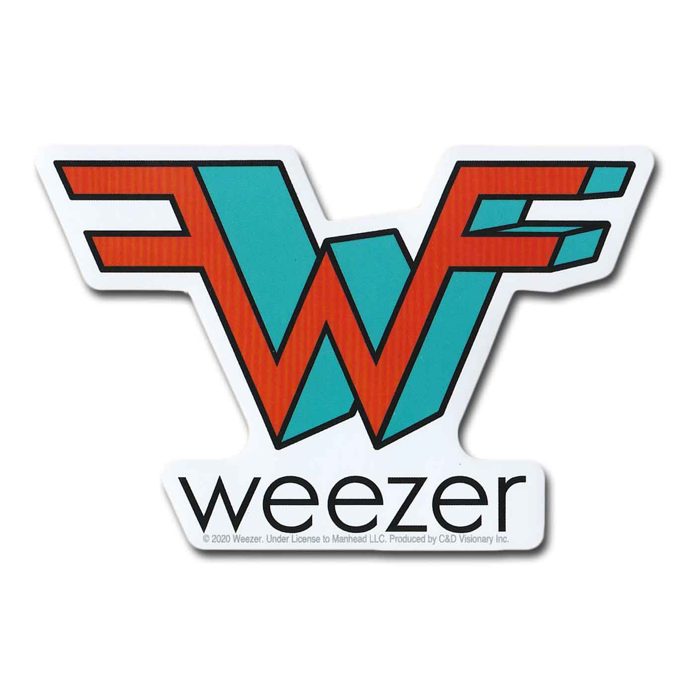 Weezer ステッカー ウィーザー W Logo - バンドTシャツの通販ショップ