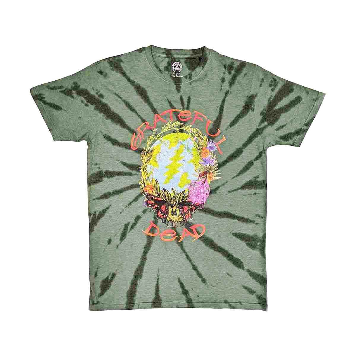 Grateful Dead バンドTシャツ グレイトフル・デッド Forest Dead GREEN Dip-Dye - バンドTシャツ の通販ショップ『Tee-Merch!』