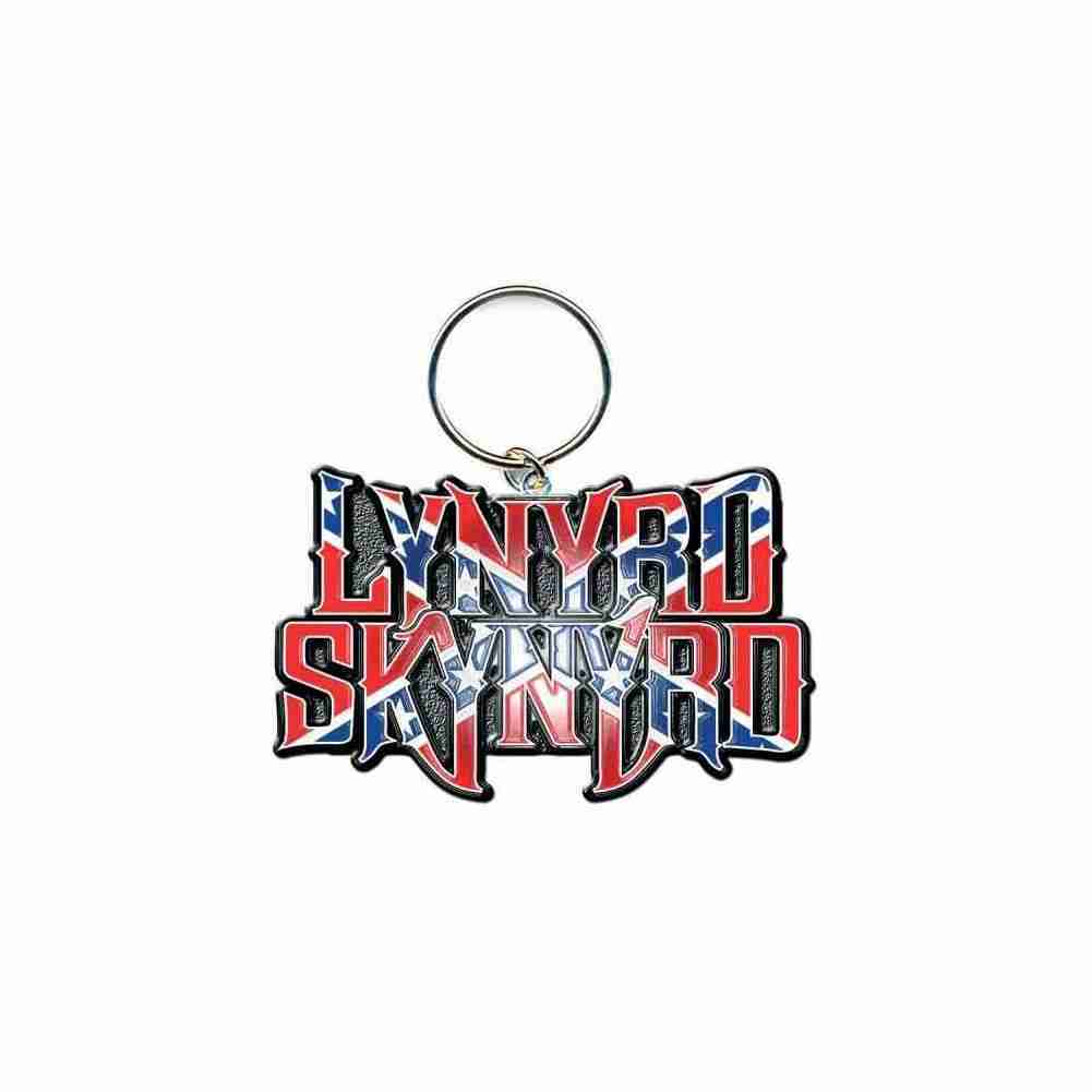 Lynyrd Skynyrd メタルキーホルダー キーチェーン レイナード・スキナード Flag Logo