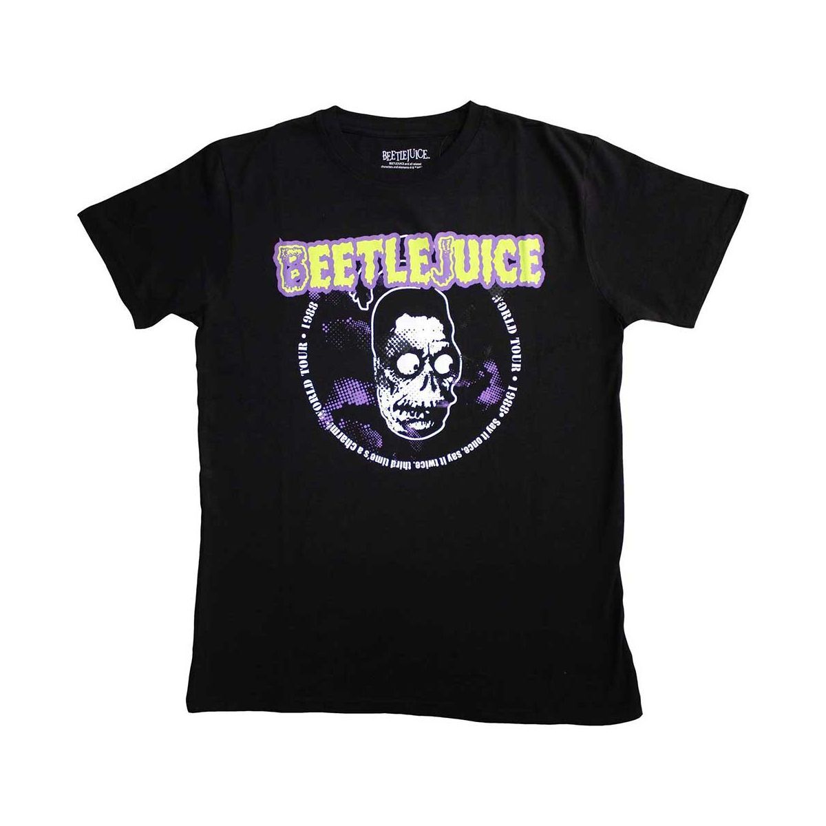 Beetlejuice ムービーTシャツ ビートルジュース 1988 World Tour - バンドTシャツの通販ショップ『Tee-Merch!』